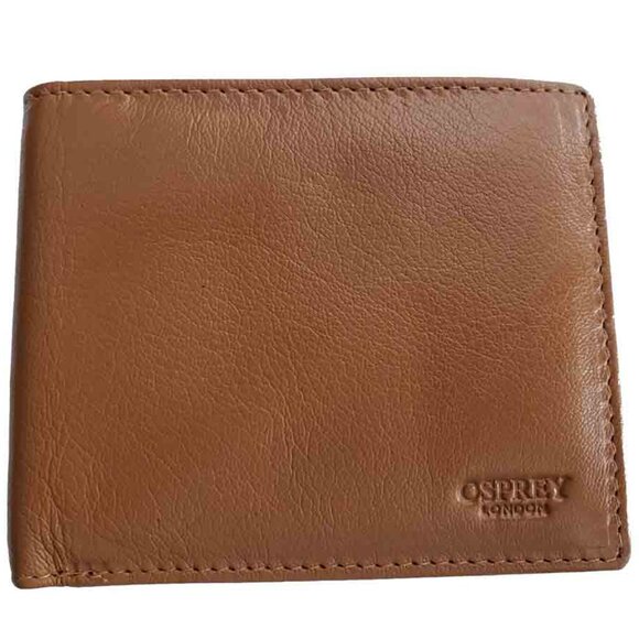 Osprey London Leather Bifold Wallet Tan Men's - Picture 1 of 3